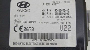 HYUNDAI I40 1.7 CRDI MODUL ŘÍZENÍ 95400-3Z445