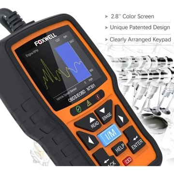 Тестовый механизм считывания кодов сканера Foxwell OBD2 nt301