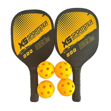 Zestaw rakietek do pickleballa Rakiety do pickleballa Antypoślizgowy uchwyt