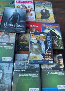 Filmy kolekcja DVD Wojenne Lejdis Kloss Ambassada Potop Kamerdyner 27 szt