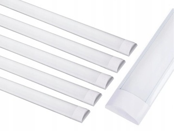 5x Lampa LED Panel 120cm do Garażu Warsztatu 36W Zestaw Mocne Światło LED