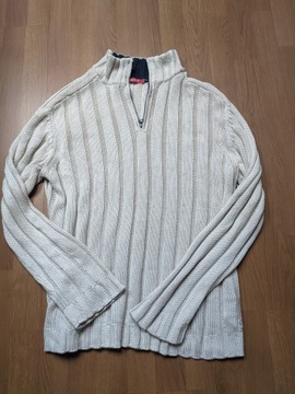 Sweter męski L Reserved mięsisty bawełna gruby