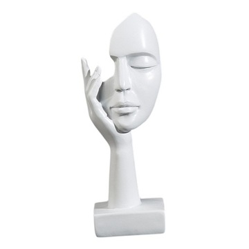 L-kreatywna statua twarzy do