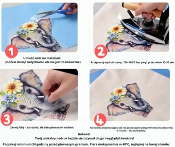 NAPRASOWANKA LOGO FIRMOWE KOSZULKI NA ODZIEŻ NAPIS LOGO DO 15 cm