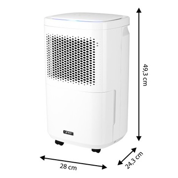 Osuszacz powietrza Oczyszczacz powietrza Yoer 210W 12L/24 h +WiFi +AROMA