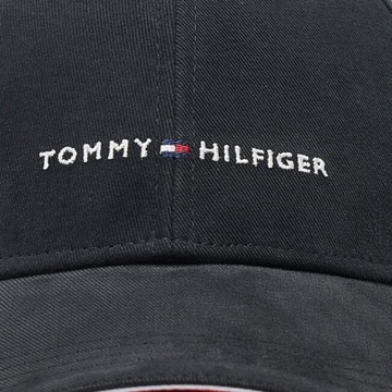 TOMMY HILFIGER CZAPKA Z DASZKIEM TH CAP CZARNA