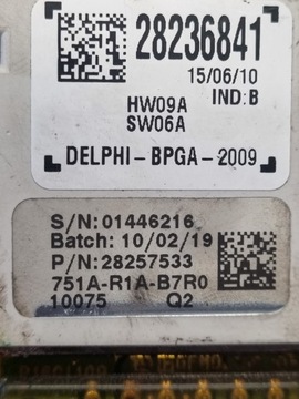 28236841 МОДУЛЬ НАПРЯЖЕНИЯ АККУМУЛЯТОРНОЙ БАТАРЕИ PEUGEOT CITROEN