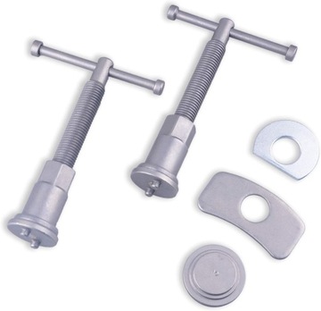 ZESTAW DO WYCISKANIA WCISKANIA COFANIA TŁOCZKÓW HAMULCOWYCH PRASKA 22el.