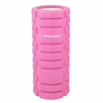 БОЛЬШОЙ РОЛИК ДЛЯ МАССАЖА СПИНЫ НОГ РОЛИКОВЫЙ МАССАЖЕР 33см РАССЛАБЛЯЮЩИЙ БОЛИ УСПОКАИВАЮЩИЙ