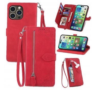 Flip case for Apple iPhone 14 Pro Max red