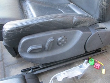 КОМПЛЕКТ СИДЕНИЙ AUDI S6 C6 RS6 RECARO COMBI, КОЖАНЫЕ