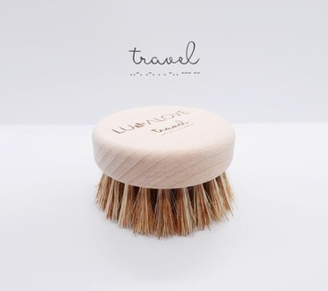 Lullalove Szczotka travel - kokos i tampico