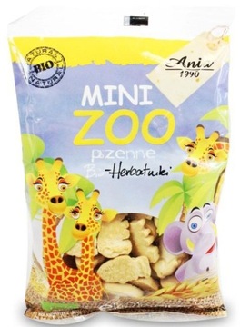 Herbatniki Mini Zoo BIO Ania 100g