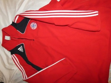 polar adidas FC BAYER bluza polarowa retro vintage Bayern Munich adidas