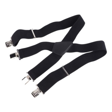 Мужские брекеты шириной 2 дюйма прямые черные прочные металлические модные 7J