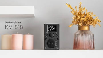 КУХОННОЕ РАДИО ИНТЕРНЕТ KRUGER&MATZ WI-FI BT LCD ПРОГНОЗ ПОГОДЫ БУДИЛЬНИК