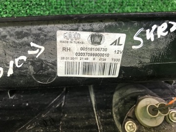 ФОНАР ЗАДНИЙ ПРАВЫЙ FIAT DOBLO II COMBO D EU WWA