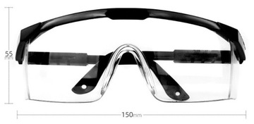 ЗАЩИТНЫЕ ОЧКИ PP-01 РАБОЧИЕ ОЧКИ, ПРОЗРАЧНЫЕ, РЕГУЛИРУЕМЫЕ