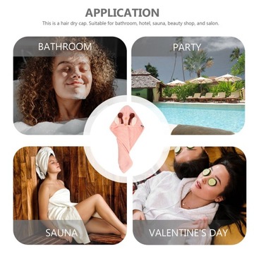 Dry Hair Cap Hair Dry Wraps Czepek pod prysznic