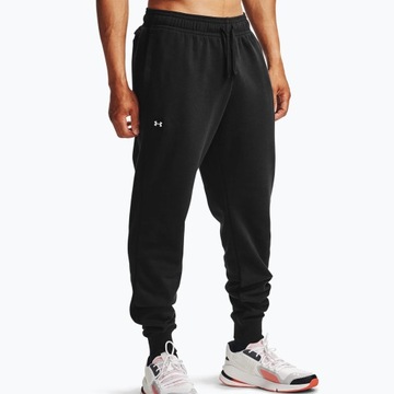 Spodnie treningowe męskie Under Armour Rival Fleece Joggers czarne M