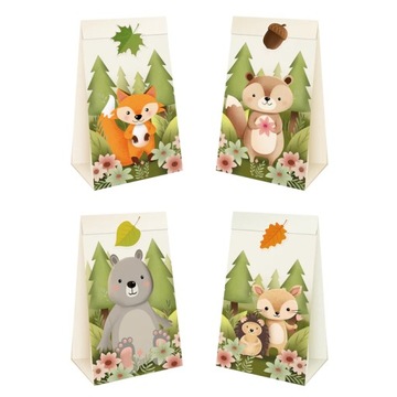 Конфеты SWEET BAGS НА ДЕНЬ РОЖДЕНИЯ ЛЕСНЫЕ ДРУЗЬЯ 4 шт