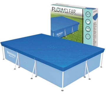 Крышка для каркасного бассейна 300х201см.