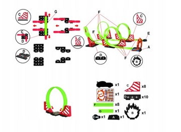 Автомобильная трасса с откатной машиной
