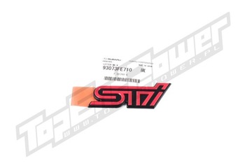 Emblemat STI klapy bagażnika OEM Subaru Impreza STI 04-05