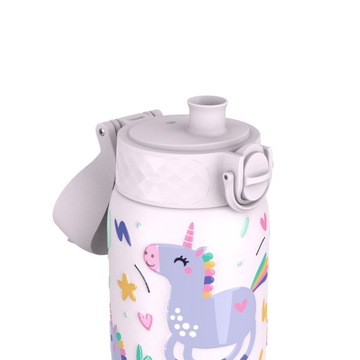 ION8 - Bidon stalowy, butelka dla dzieci - 400 ml - Jednorożec Unicorn