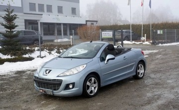 Peugeot 207 CC 1.6 VTi 120KM 2010 Peugeot 207 CC 1.6 120KM Kabriolet Zarejestrowany Klima Grzane fotele 1.6, zdjęcie 2