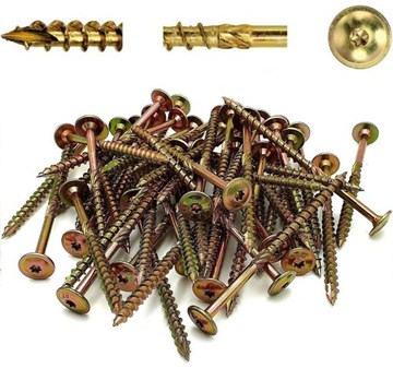WKRĘTY CIESIELSKIE 8x140 TORX ŁEB TALERZOWY 25szt