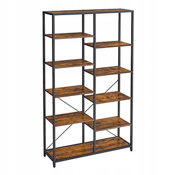 Regał na książki kwiaty rustykalny LOFT