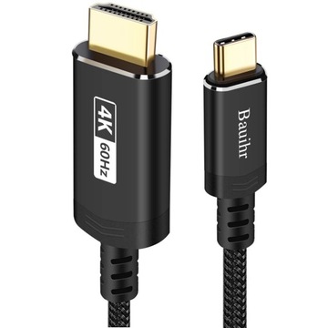 Кабель Bauihr USB C — HDMI, 1,8 м