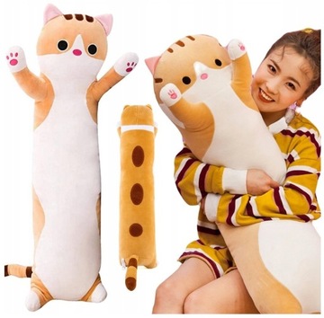 Kot Pluszak Maskotka Dlugi Kot Pluszak Koty Duzy Xxl100cm Idealny Prezent