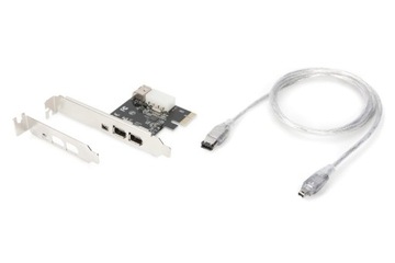 Карта Firewire (400) PCI 2xZew 1xZewMini IEEE1394a