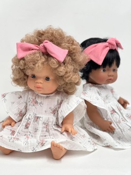 Opaska różowa dla lalek Miniland 38 cm i Paola Reina