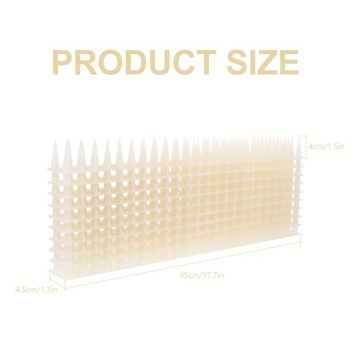 Odstraszacz kolców na płotki dla ptaków 10 zestawów