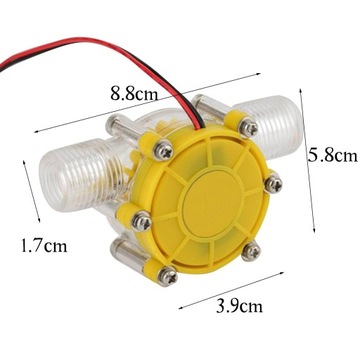 Mini generator wody Hydroelektryczny generator pompy przepływowej 0 do 80 V