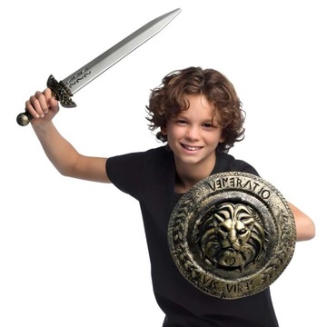 Гладиатор, рыцарь, воин, ЩИТ, МЕЧ, набор для детей, ролевая игра, косплей