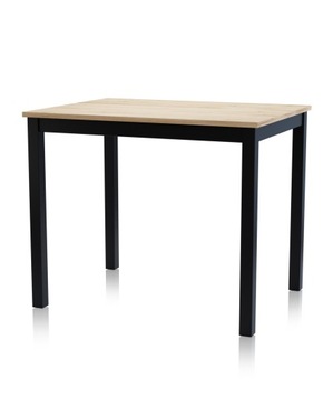 Stół stolik drewniany drewno loft czarny 68x120