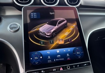 Mercedes Klasa C W206 Kombi 2.0 220d 200KM 2022 Mercedes-Benz Klasa C 220D FullLed Alu Kamera Virtual Ambiente Navi Serwis, zdjęcie 30