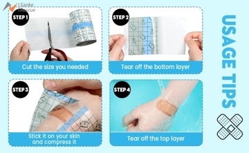 Водонепроницаемая пленка для татуировок, защитный клей для заживления кожи после ухода за кожей