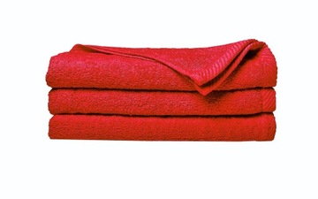 Ręcznik 70X140 kąpielowy 100% bawełna CZERWONY