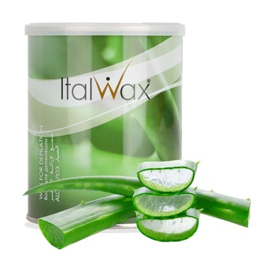 WOSK DO DEPILACJI ALOESOWY ALOE VERA ITALWAX PUSZKA 800ml