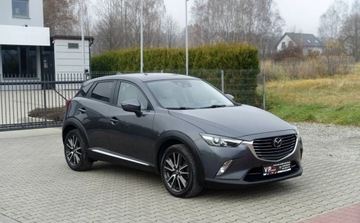 Mazda CX-3 Crossover 1.5 SKY-D 105KM 2015 Mazda CX-3 REZERWACJA 1.5D 105KM AWD 4x4 LED Automat Kamera Oryginalne szy