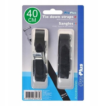 ТЕКСТИЛЬНЫЕ РЕМНИ ДЛЯ ВЕЛОСИПЕДОВ, 4 шт, 40 см, для велосипедов, черные, прочные