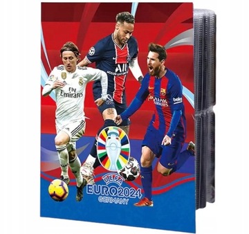 Большой футбольный альбом на 432 футбольные карточки ЕВРО-2024 в 3D + 60 бесплатных карточек