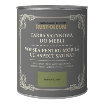 FARBA KREDOWA DO MEBLI RUSTOLEUM ZIELONY 0,75L