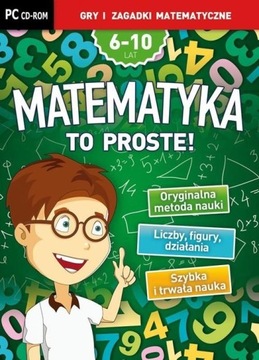 Matematyka To Proste! 6-10 lat (CD-ROM) Gry ZAGADK