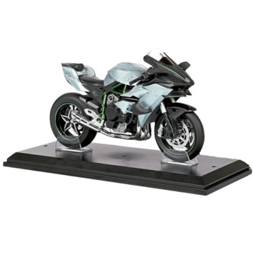 HUAYI 1/12 M12-1B KAWASAKI H2R сріблястий
